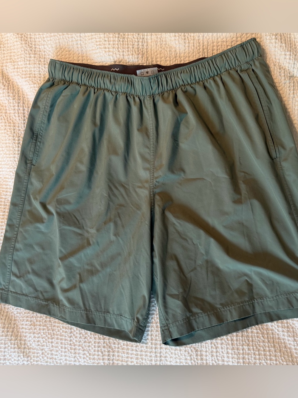 Free Fly Olive Green Athletic Shorts